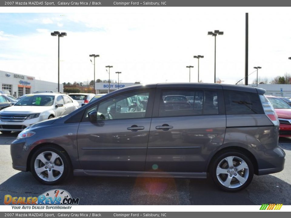 2007 Mazda MAZDA5 Sport Galaxy Gray Mica / Black Photo #5