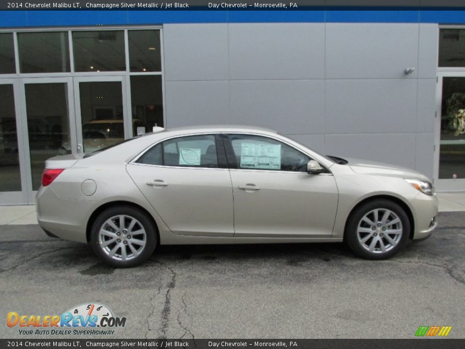 2014 Chevrolet Malibu LT Champagne Silver Metallic / Jet Black Photo #2