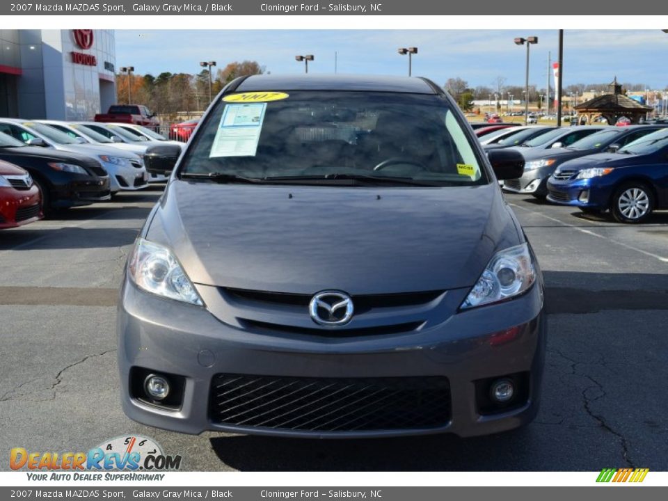2007 Mazda MAZDA5 Sport Galaxy Gray Mica / Black Photo #7
