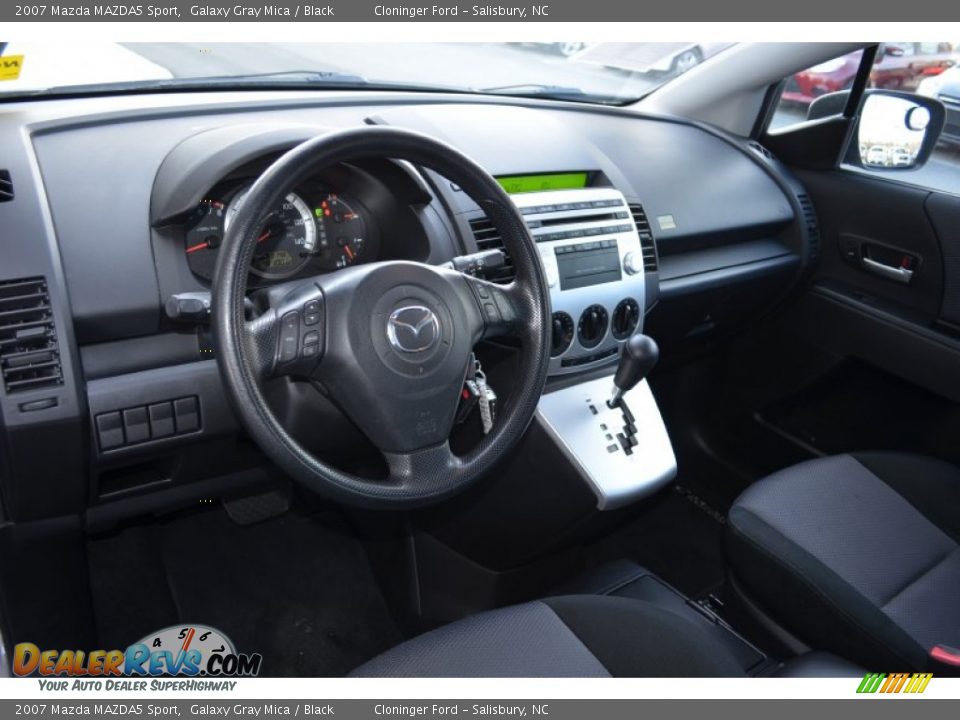 2007 Mazda MAZDA5 Sport Galaxy Gray Mica / Black Photo #10