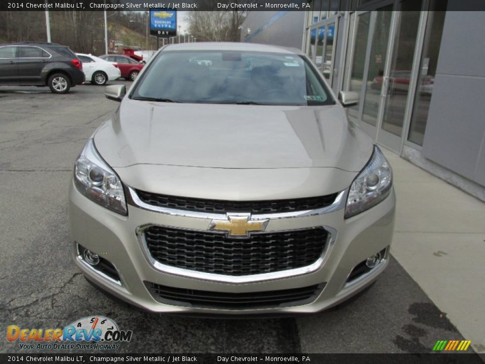 2014 Chevrolet Malibu LT Champagne Silver Metallic / Jet Black Photo #8