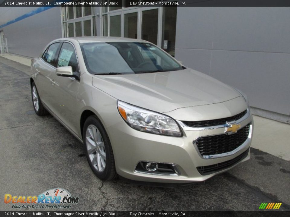 2014 Chevrolet Malibu LT Champagne Silver Metallic / Jet Black Photo #9