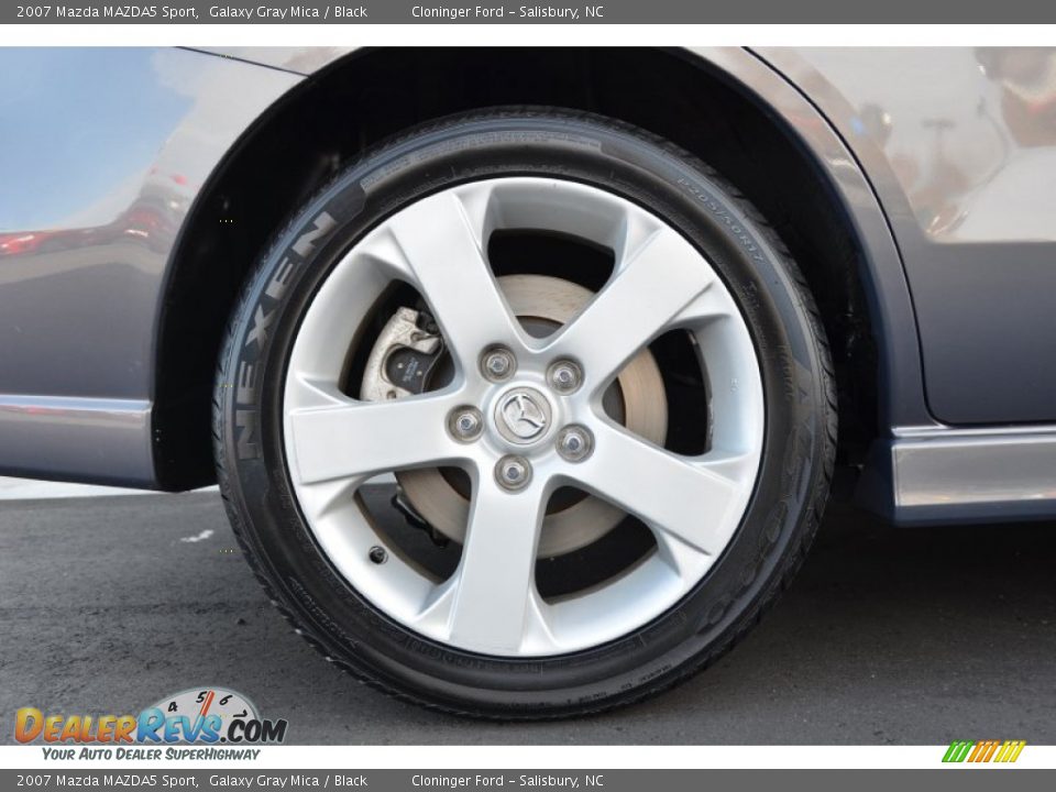 2007 Mazda MAZDA5 Sport Galaxy Gray Mica / Black Photo #18