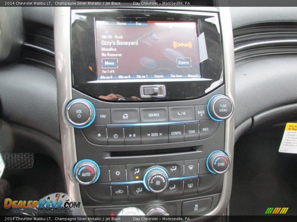 2014 Chevrolet Malibu LT Champagne Silver Metallic / Jet Black Photo #15