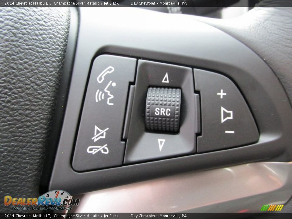 2014 Chevrolet Malibu LT Champagne Silver Metallic / Jet Black Photo #18