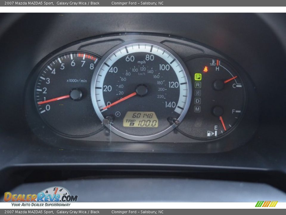 2007 Mazda MAZDA5 Sport Galaxy Gray Mica / Black Photo #27