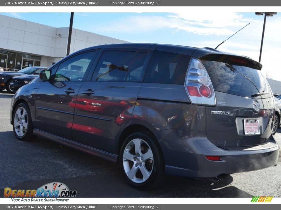 2007 Mazda MAZDA5 Sport Galaxy Gray Mica / Black Photo #31