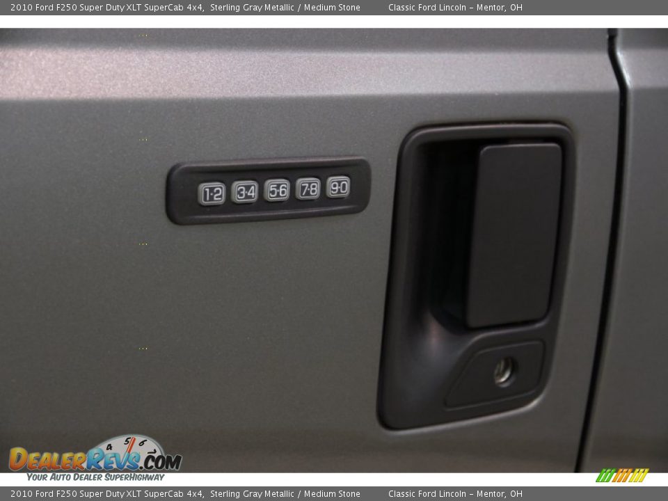 2010 Ford F250 Super Duty XLT SuperCab 4x4 Sterling Gray Metallic / Medium Stone Photo #4