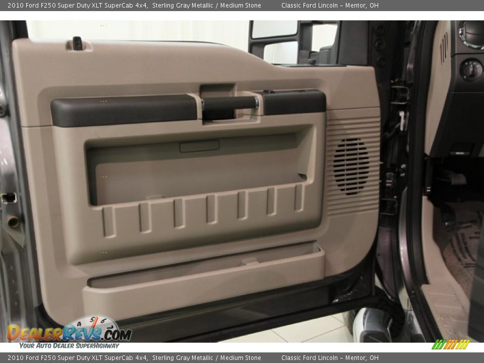 2010 Ford F250 Super Duty XLT SuperCab 4x4 Sterling Gray Metallic / Medium Stone Photo #5