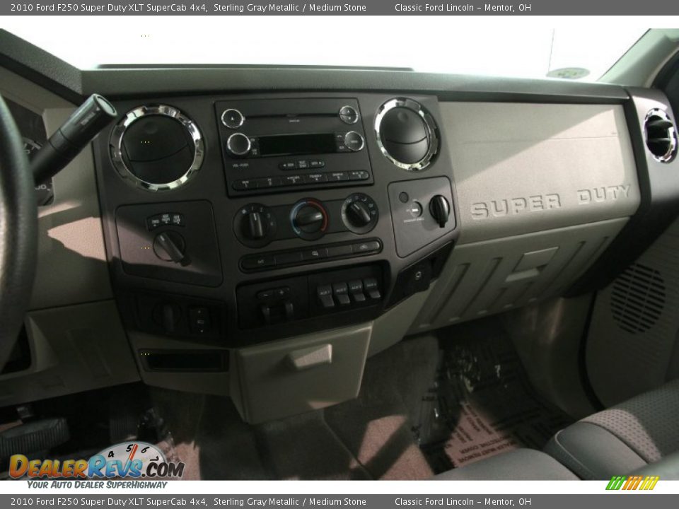 2010 Ford F250 Super Duty XLT SuperCab 4x4 Sterling Gray Metallic / Medium Stone Photo #9