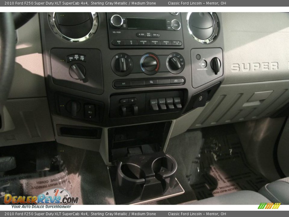2010 Ford F250 Super Duty XLT SuperCab 4x4 Sterling Gray Metallic / Medium Stone Photo #10