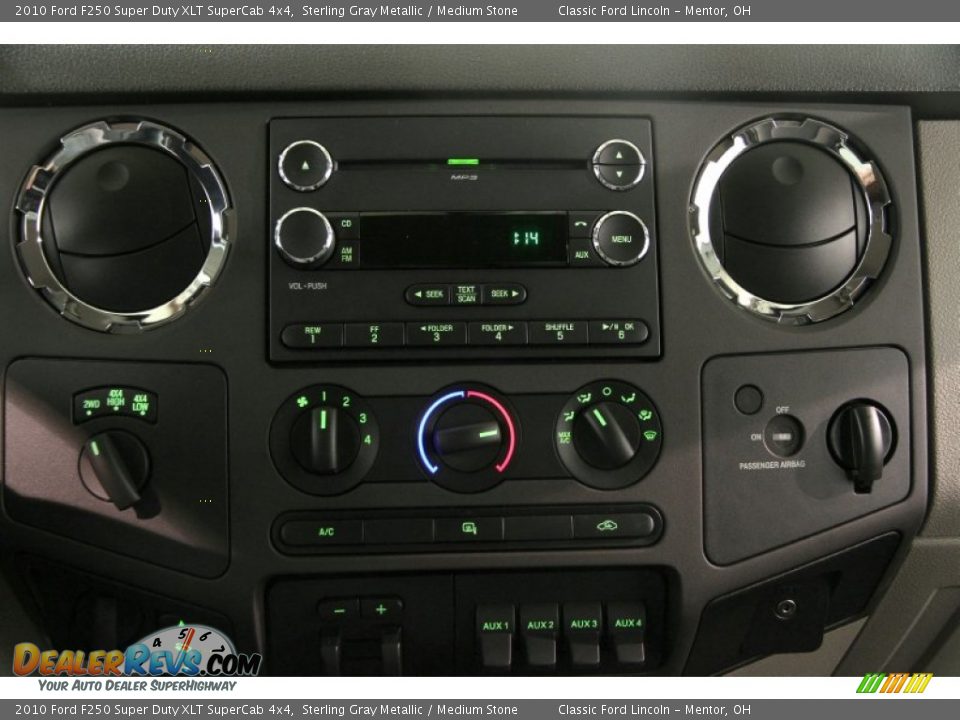 2010 Ford F250 Super Duty XLT SuperCab 4x4 Sterling Gray Metallic / Medium Stone Photo #11