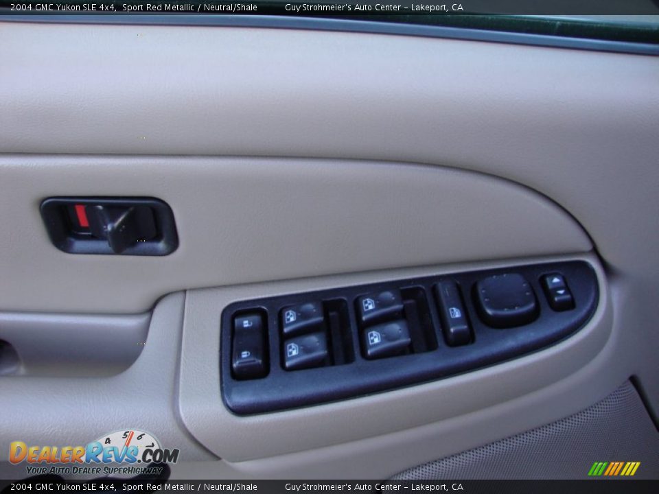 2004 GMC Yukon SLE 4x4 Sport Red Metallic / Neutral/Shale Photo #10
