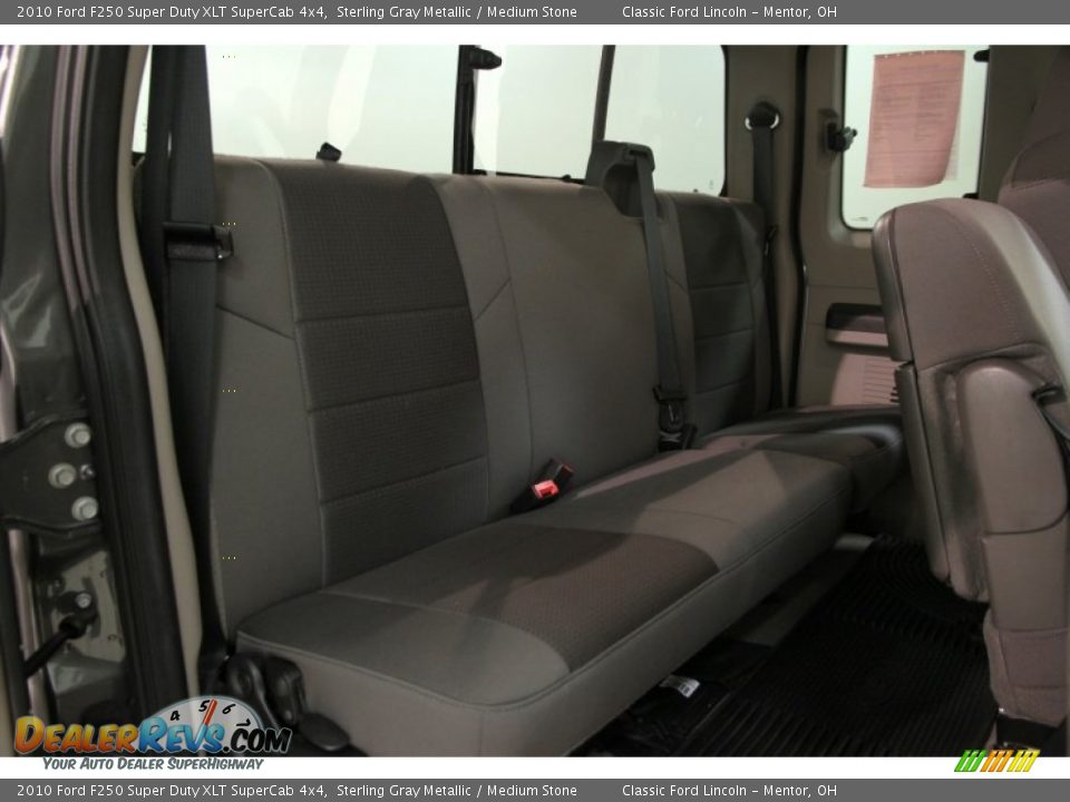 2010 Ford F250 Super Duty XLT SuperCab 4x4 Sterling Gray Metallic / Medium Stone Photo #14