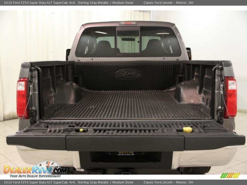 2010 Ford F250 Super Duty XLT SuperCab 4x4 Sterling Gray Metallic / Medium Stone Photo #15
