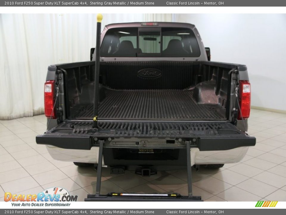 2010 Ford F250 Super Duty XLT SuperCab 4x4 Sterling Gray Metallic / Medium Stone Photo #16