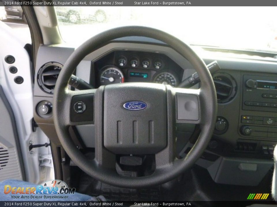 2014 Ford F250 Super Duty XL Regular Cab 4x4 Steering Wheel Photo #15