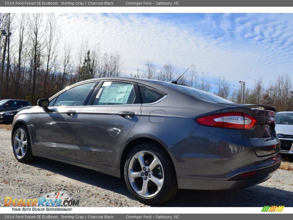 2014 Ford Fusion SE EcoBoost Sterling Gray / Charcoal Black Photo #29