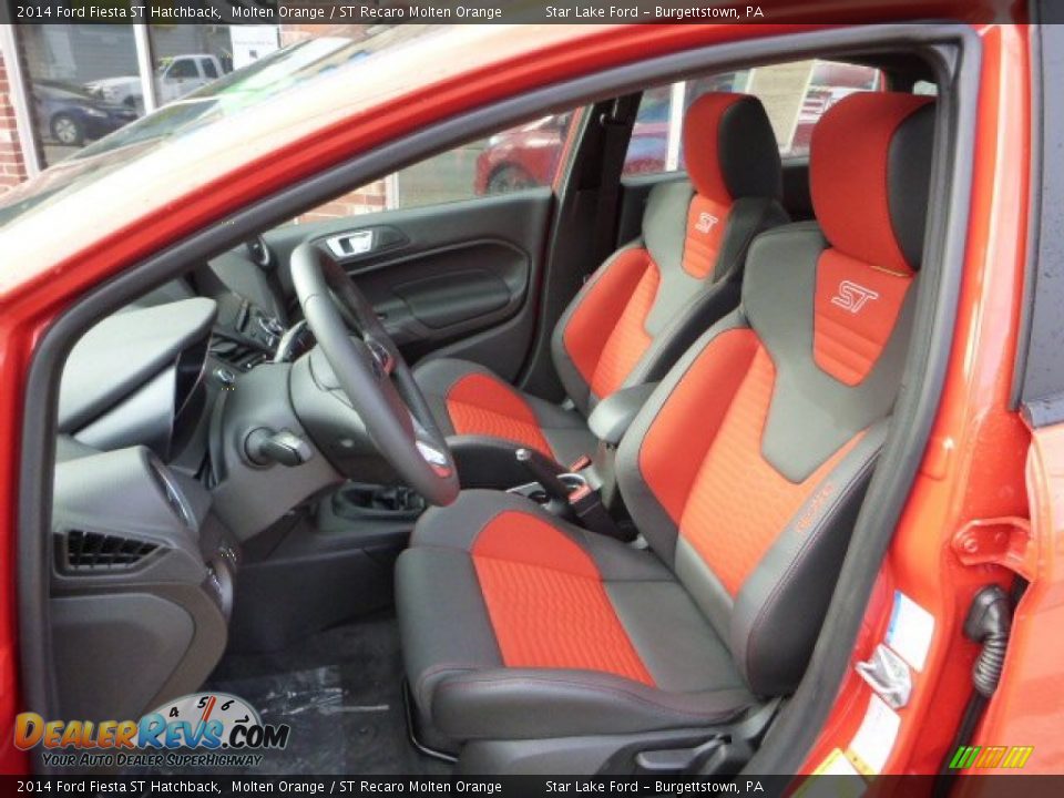 Front Seat of 2014 Ford Fiesta ST Hatchback Photo #9