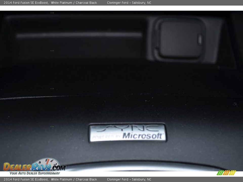 2014 Ford Fusion SE EcoBoost White Platinum / Charcoal Black Photo #14