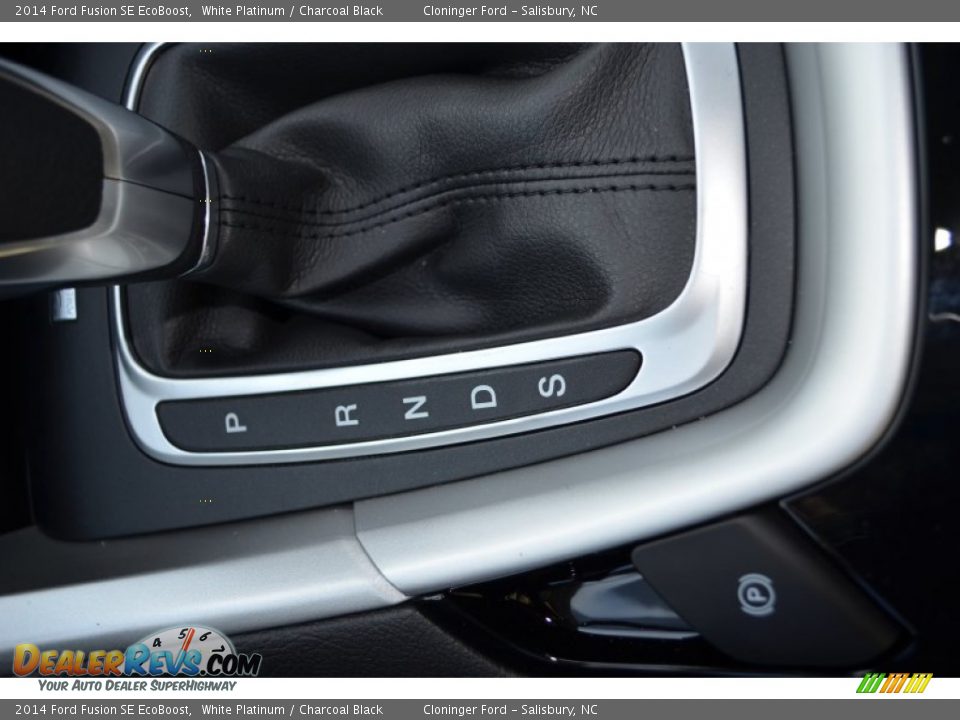 2014 Ford Fusion SE EcoBoost White Platinum / Charcoal Black Photo #16