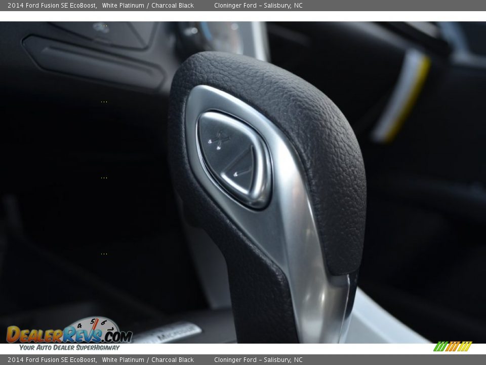 2014 Ford Fusion SE EcoBoost White Platinum / Charcoal Black Photo #17