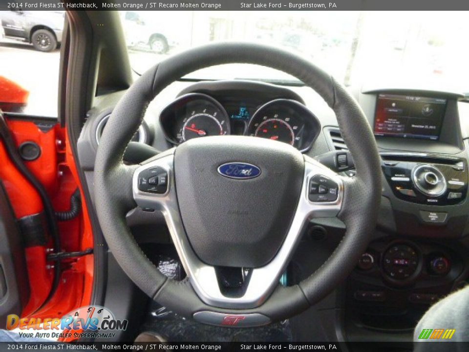 2014 Ford Fiesta ST Hatchback Steering Wheel Photo #17