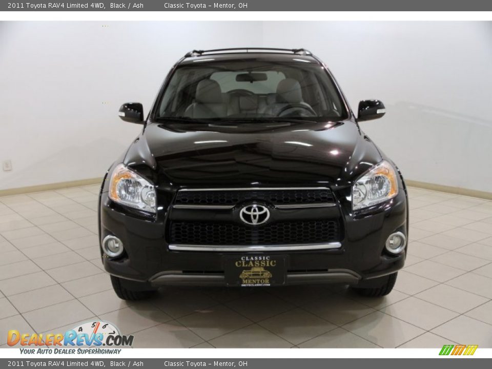 2011 Toyota RAV4 Limited 4WD Black / Ash Photo #2