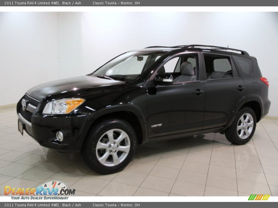 2011 Toyota RAV4 Limited 4WD Black / Ash Photo #3