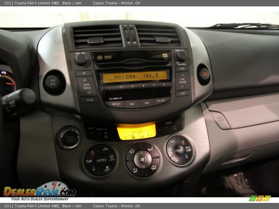 2011 Toyota RAV4 Limited 4WD Black / Ash Photo #8