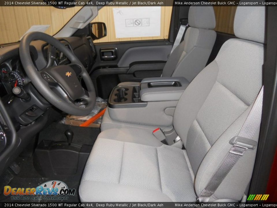 2014 Chevrolet Silverado 1500 WT Regular Cab 4x4 Deep Ruby Metallic / Jet Black/Dark Ash Photo #4