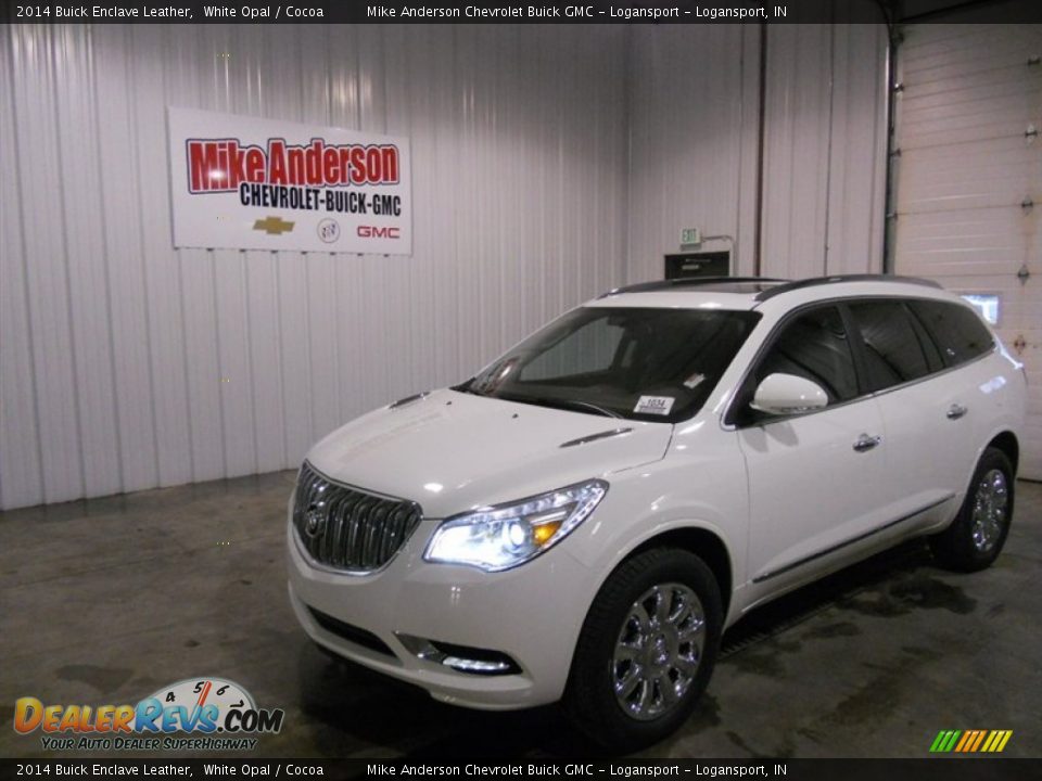 2014 Buick Enclave Leather White Opal / Cocoa Photo #1
