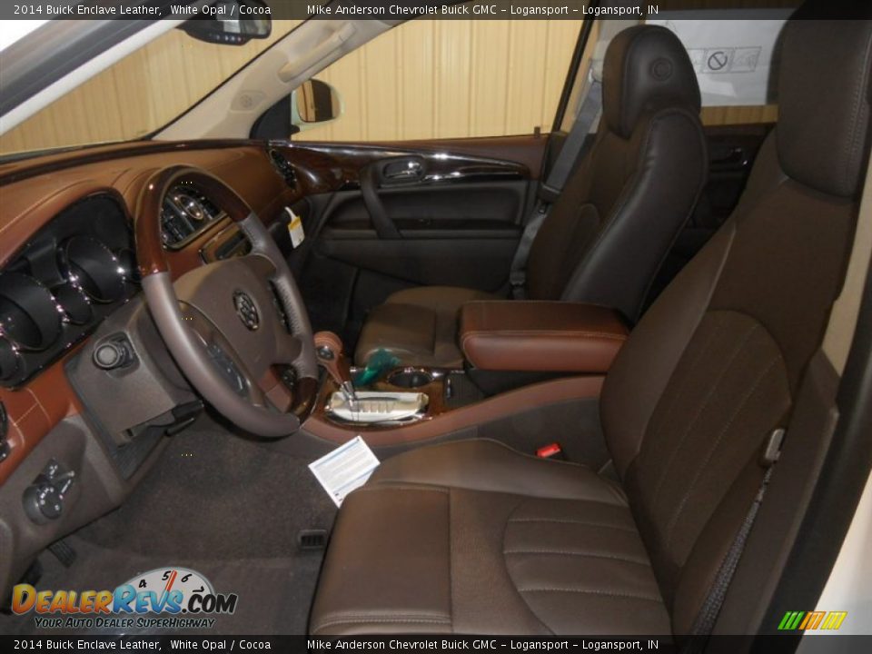2014 Buick Enclave Leather White Opal / Cocoa Photo #5