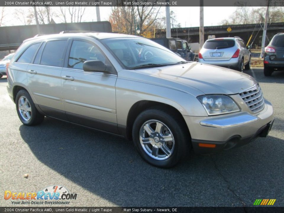 2004 Chrysler Pacifica AWD Linen Gold Metallic / Light Taupe Photo #4