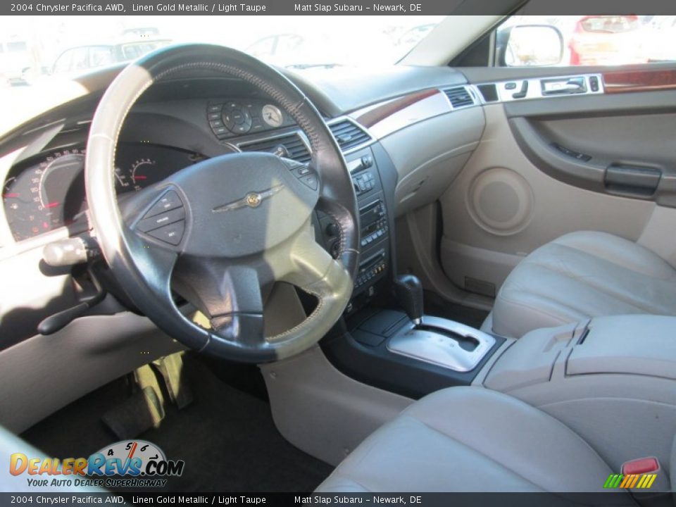 2004 Chrysler Pacifica AWD Linen Gold Metallic / Light Taupe Photo #10