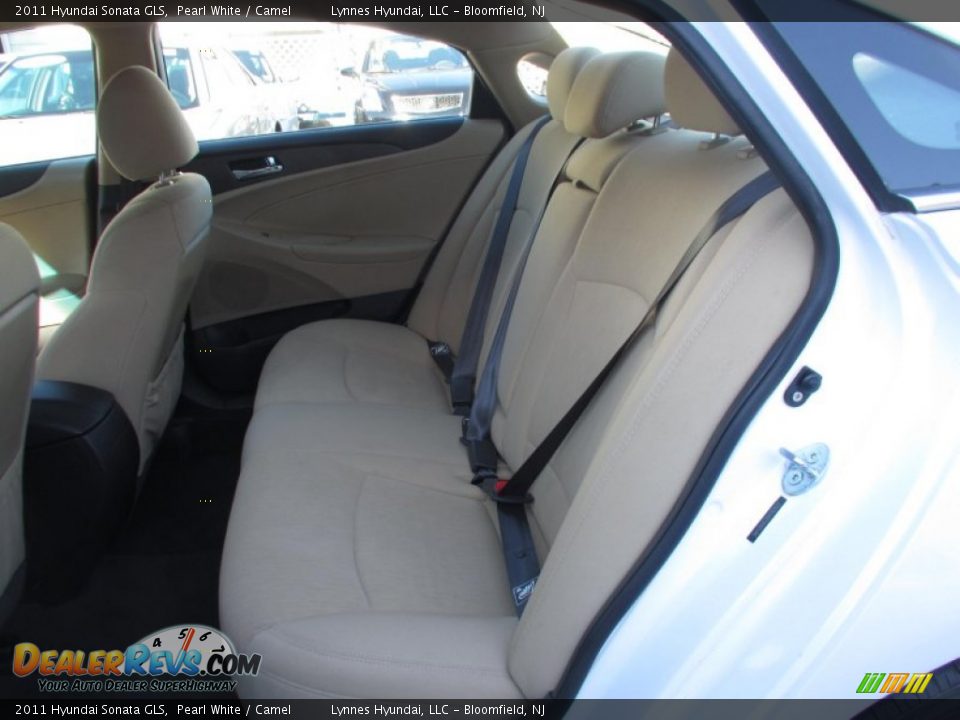 2011 Hyundai Sonata GLS Pearl White / Camel Photo #10