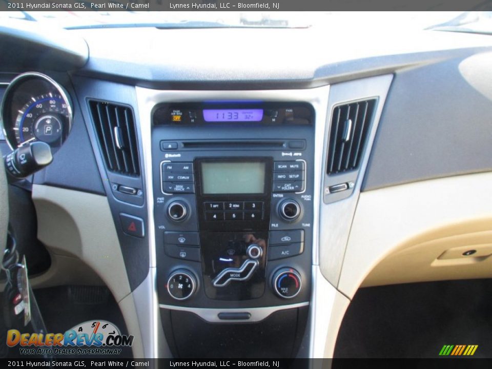 2011 Hyundai Sonata GLS Pearl White / Camel Photo #12