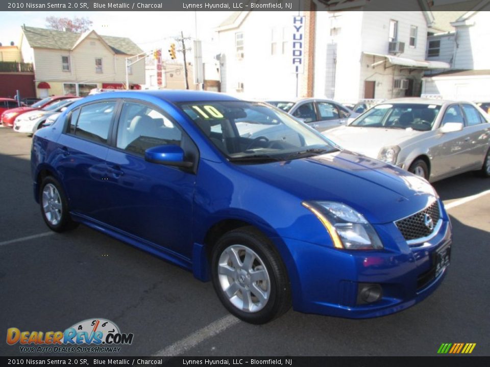 2010 Nissan Sentra 2.0 SR Blue Metallic / Charcoal Photo #1