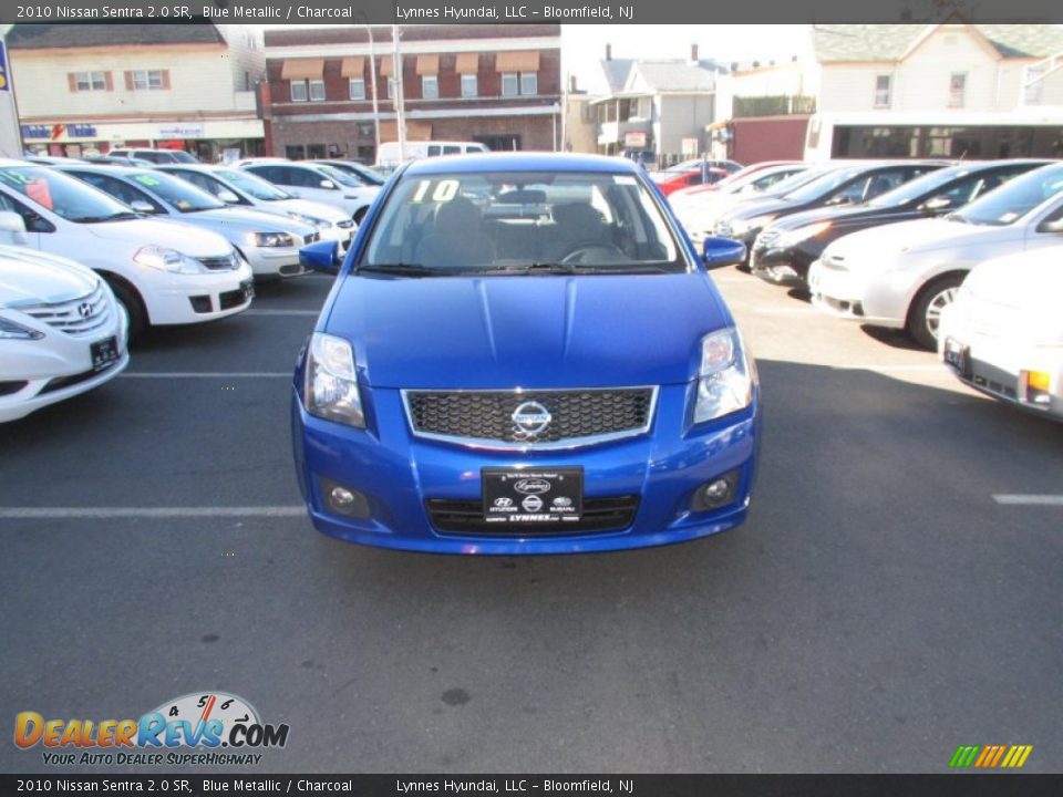 2010 Nissan Sentra 2.0 SR Blue Metallic / Charcoal Photo #2