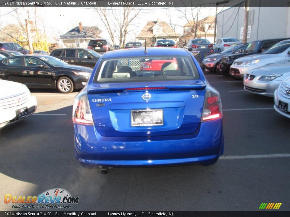 2010 Nissan Sentra 2.0 SR Blue Metallic / Charcoal Photo #5