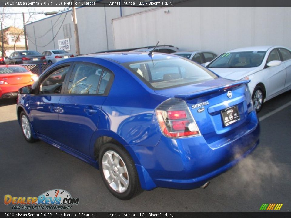2010 Nissan Sentra 2.0 SR Blue Metallic / Charcoal Photo #6