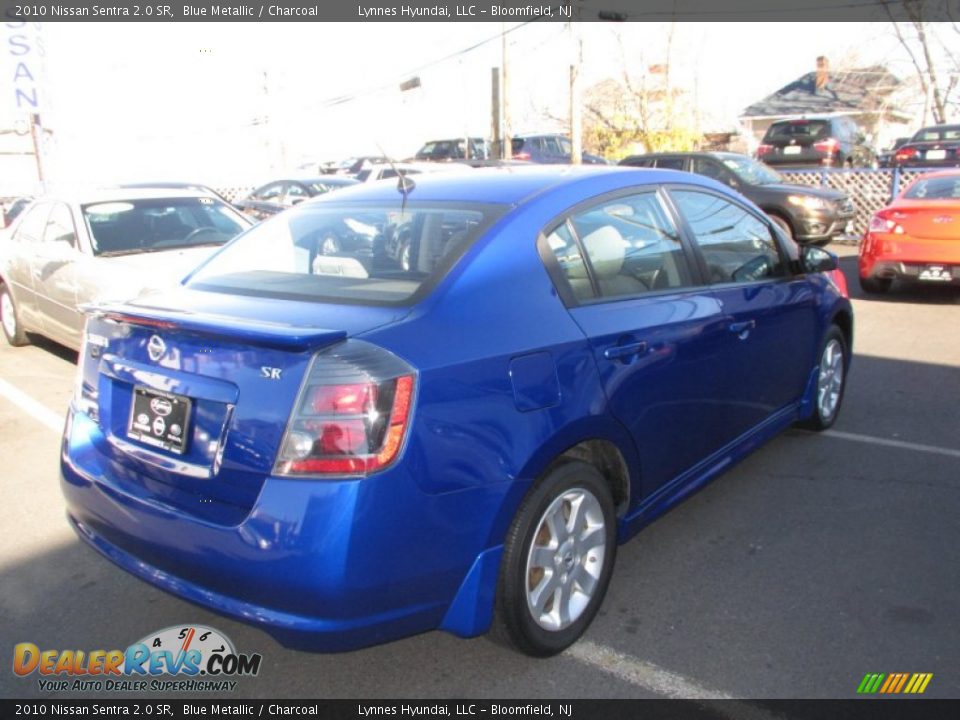 2010 Nissan Sentra 2.0 SR Blue Metallic / Charcoal Photo #7