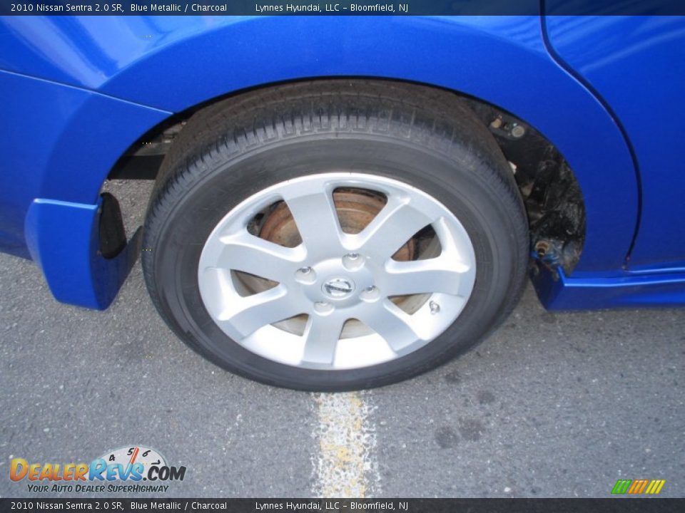 2010 Nissan Sentra 2.0 SR Blue Metallic / Charcoal Photo #8