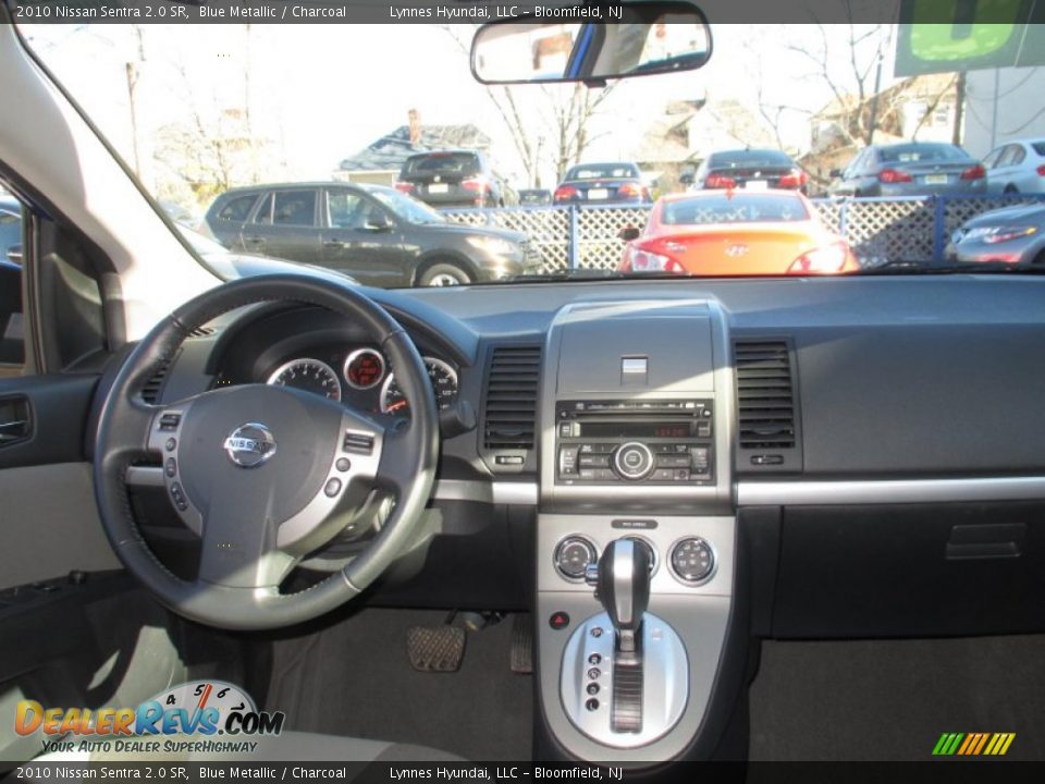 2010 Nissan Sentra 2.0 SR Blue Metallic / Charcoal Photo #11