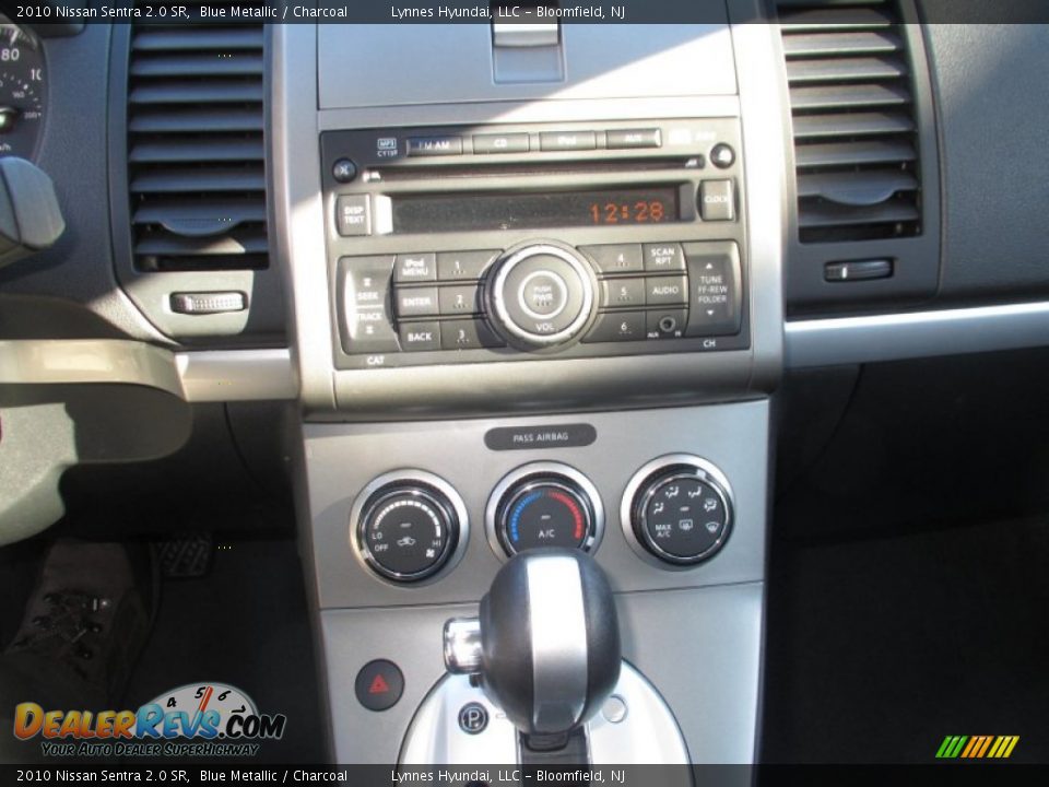 2010 Nissan Sentra 2.0 SR Blue Metallic / Charcoal Photo #12