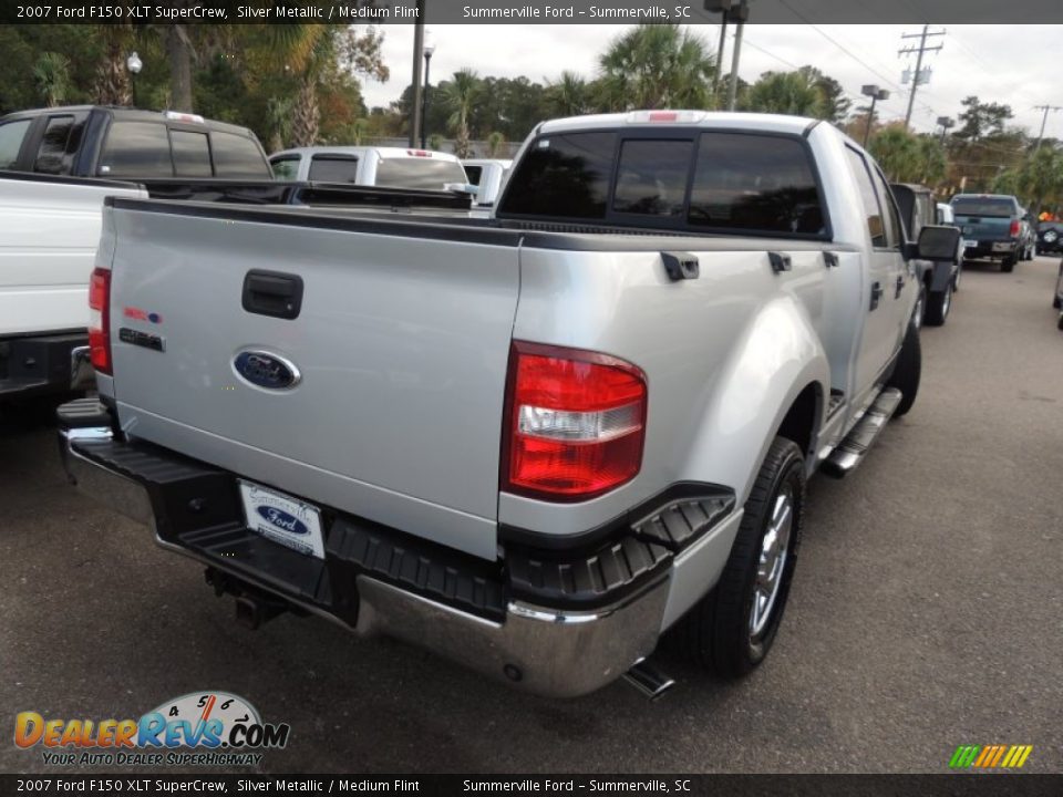 2007 Ford F150 XLT SuperCrew Silver Metallic / Medium Flint Photo #13