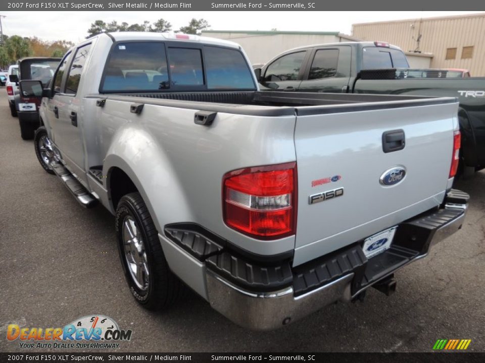 2007 Ford F150 XLT SuperCrew Silver Metallic / Medium Flint Photo #16