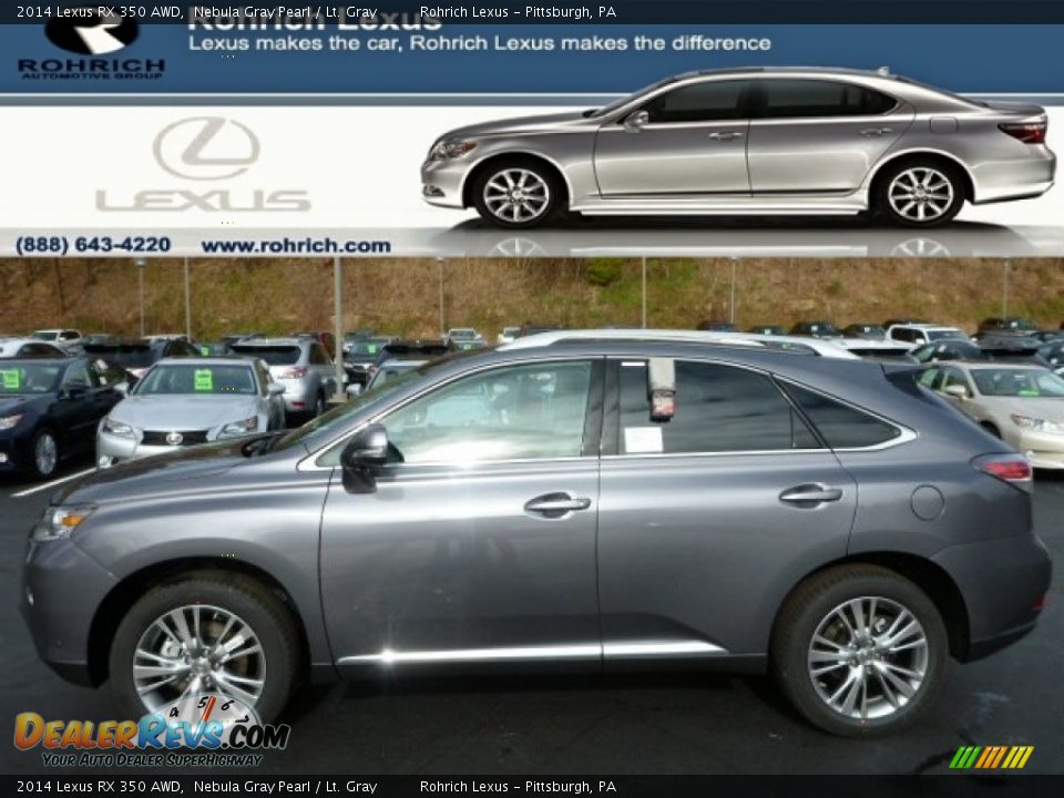 2014 Lexus RX 350 AWD Nebula Gray Pearl / Lt. Gray Photo #1