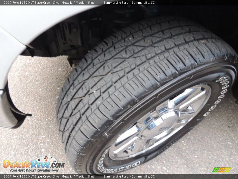 2007 Ford F150 XLT SuperCrew Silver Metallic / Medium Flint Photo #18