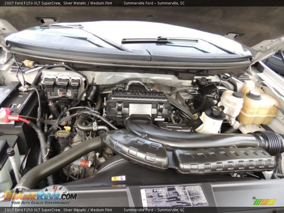 2007 Ford F150 XLT SuperCrew Silver Metallic / Medium Flint Photo #19